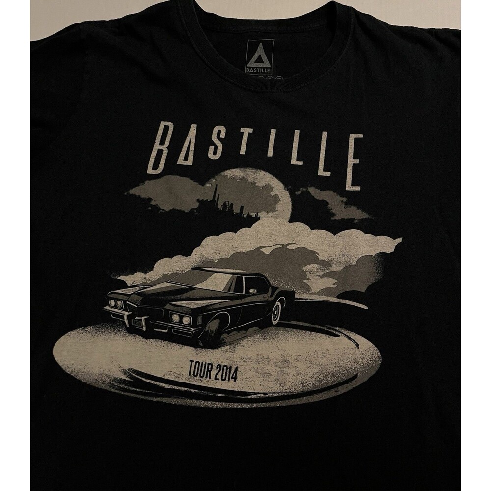 Bastille 2014 Bad Blood Last Stand Concert Tour T-Shirt LARGE Band Pop Album UK
